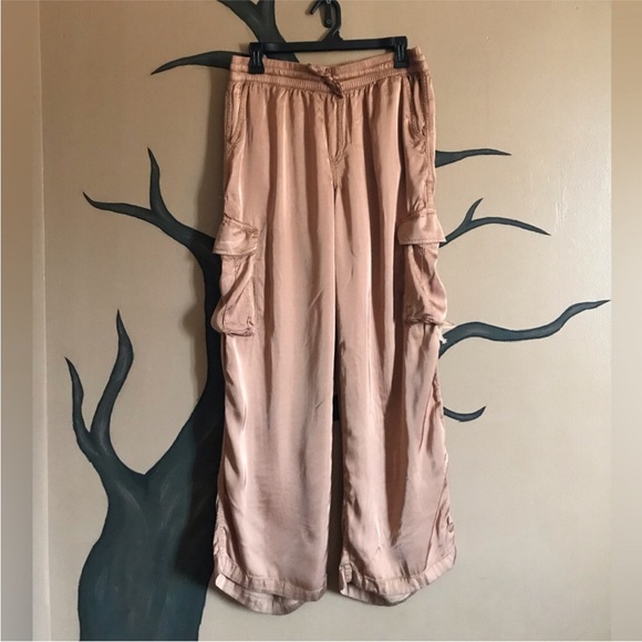 Aerie satin cargo pants - Picture 3 of 9